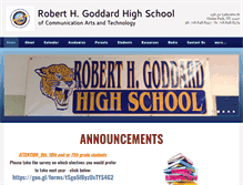 Tablet Screenshot of goddardhs308.org